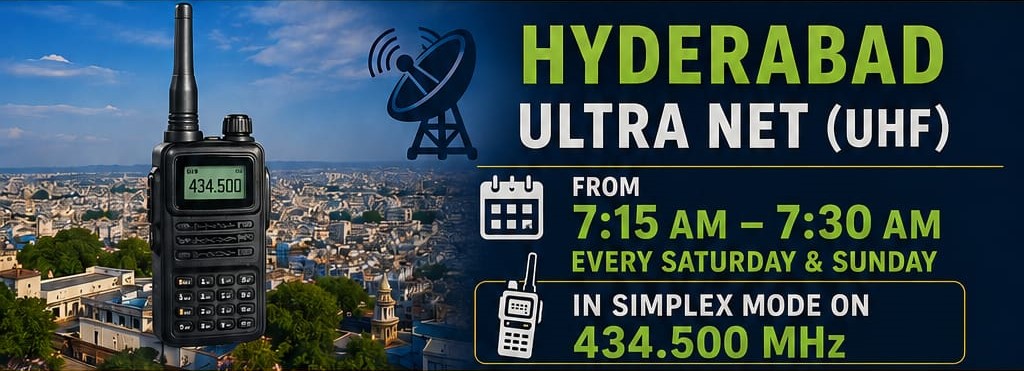 HYDERABAD HAMS  Stay Connected, Stay Active, Stay on the Air!